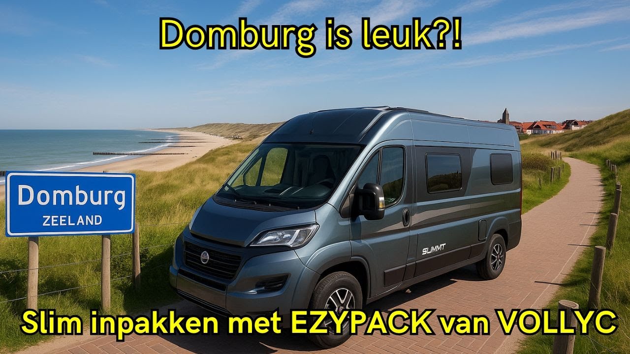 🎒 Slim Inpakken op de Camping & Het is leuk in Domburg! 🚐