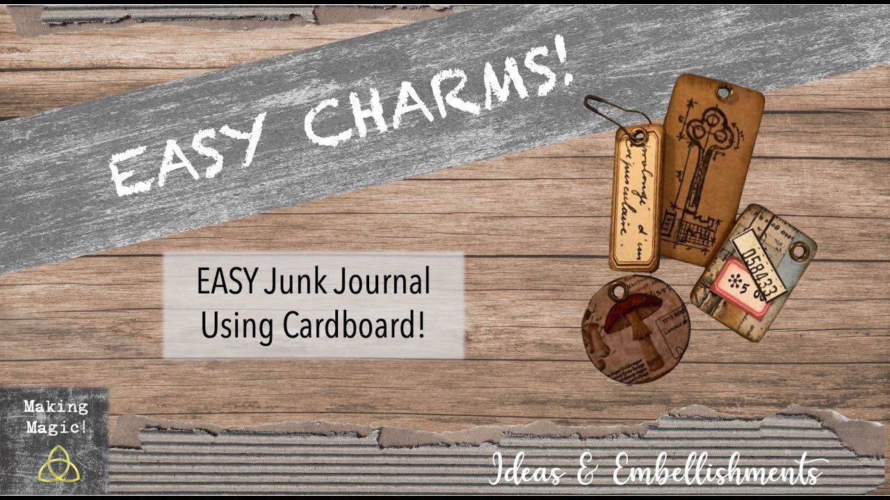 🌻 EASY Junk Journal Charms! 🌻