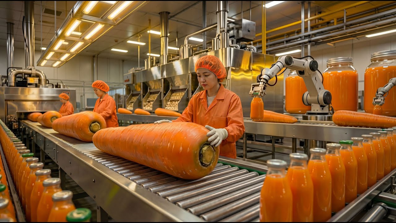 Inside the World's Largest Carrot Juice Factory &ndash; FULL Tour!
