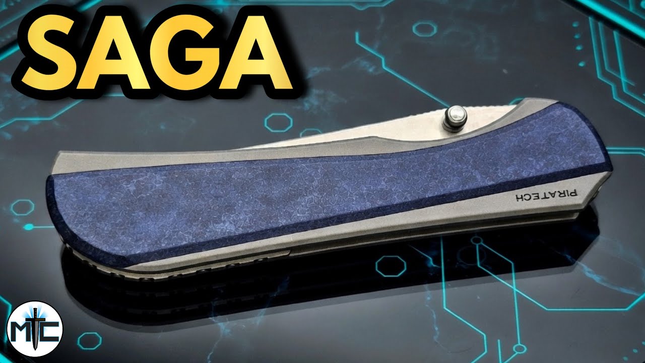 Piratech Saga Folding Knife - Overview and Review 