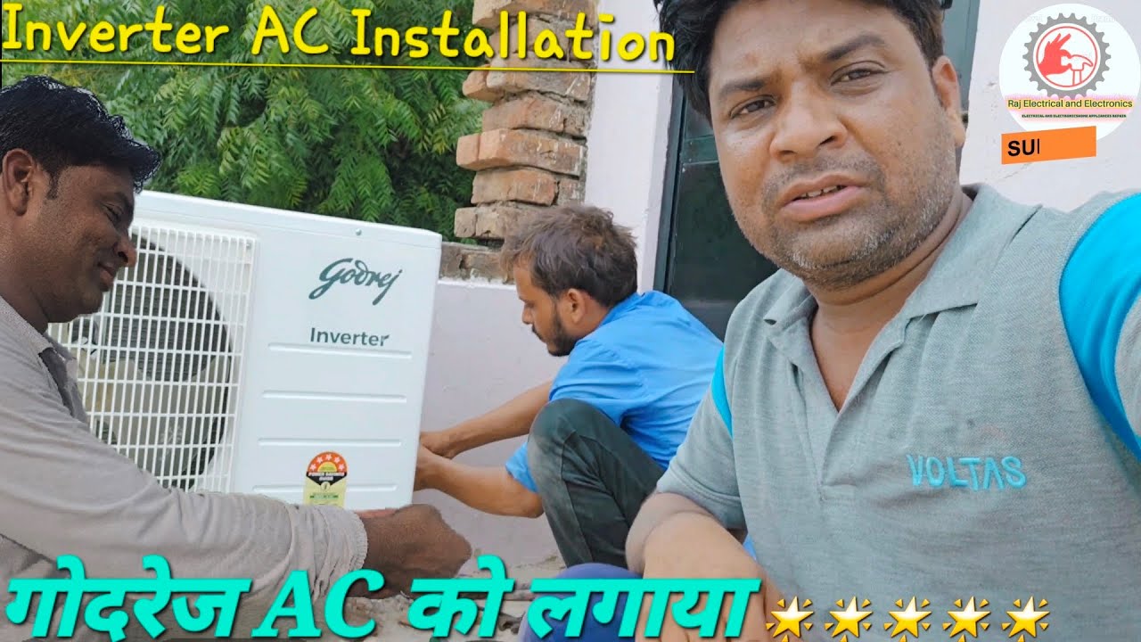 Installing Godrej 1.5 Ton 5 Star Inverter Split AC | Full Guide | Budget AC