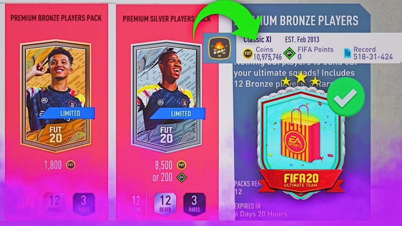 HOW TO MAKE COINS USING BRONZE & SILVER PREMIUM PACKS! - #FIFA20 Ultimate  Team