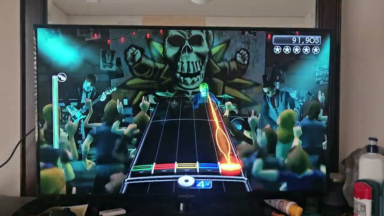 Rock Band Track Pack Volume 2 Export Time Is Running Out Expert Guitar 100% FC 