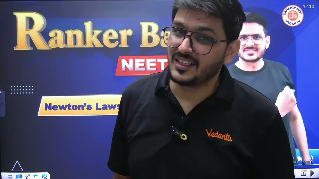 Law's Of Motion lec by ACP Sir Neet Ranker batch 