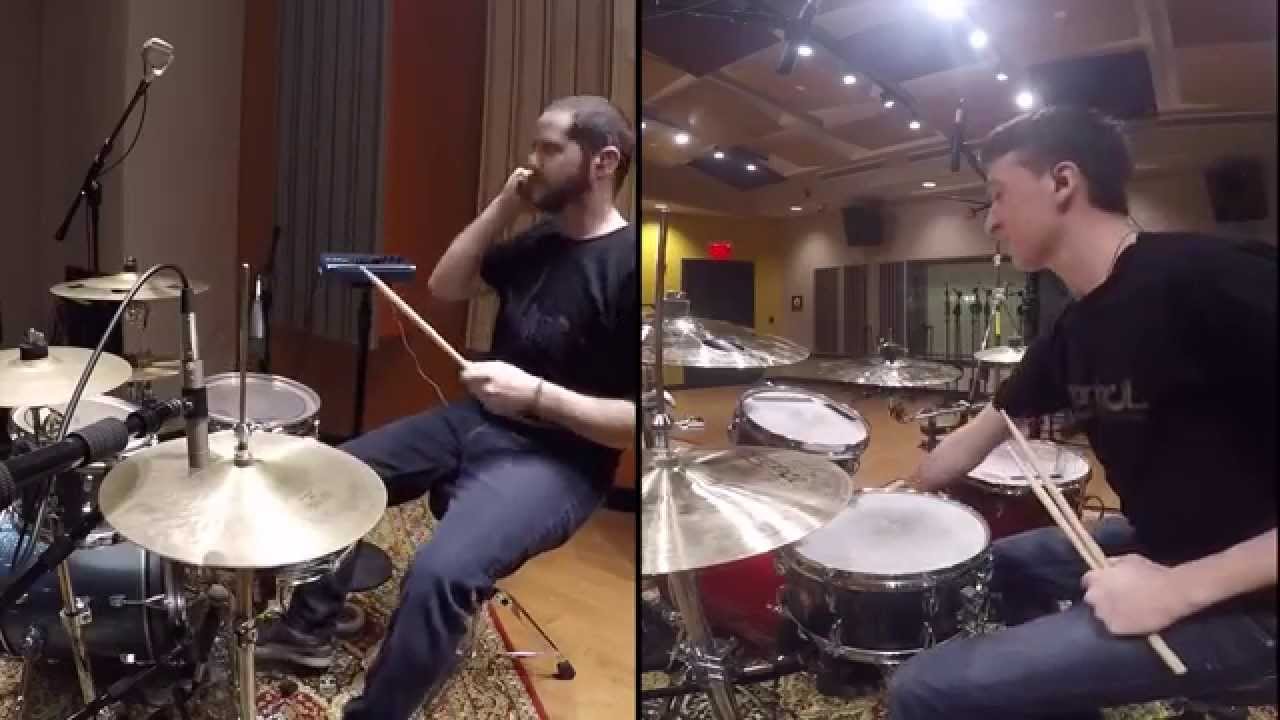 Indian Konnakol on Drumset By: Cain Daniel and Yogev Gabay