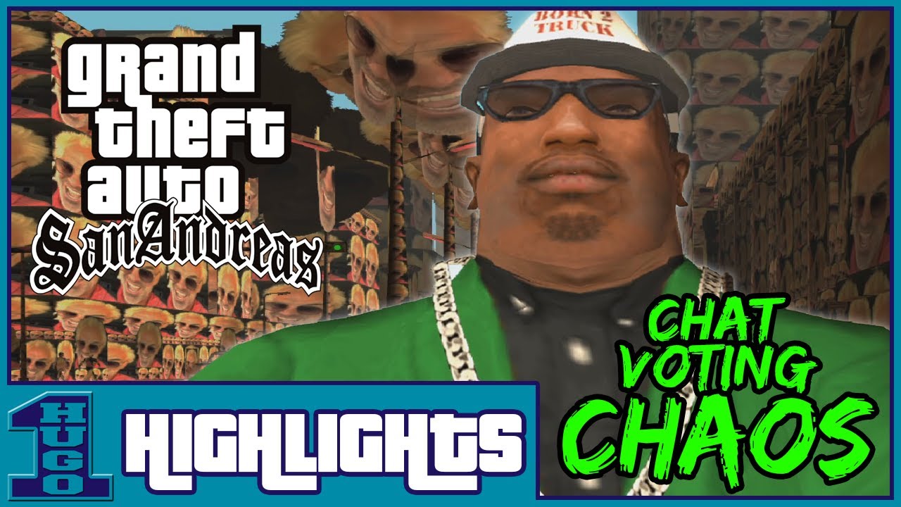 GTA Speedrun Fails and Funny Moments #87 - GTA:SA Chat Voting Chaos Mod Highlights