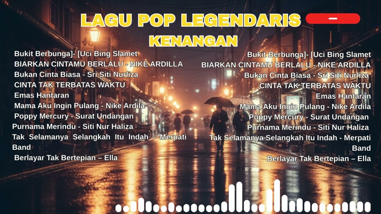 ALBUM NOSTALGIA LEGENDARIS | Versi Pop & Slow Rock Cover | Slow Rock Paling Megah
