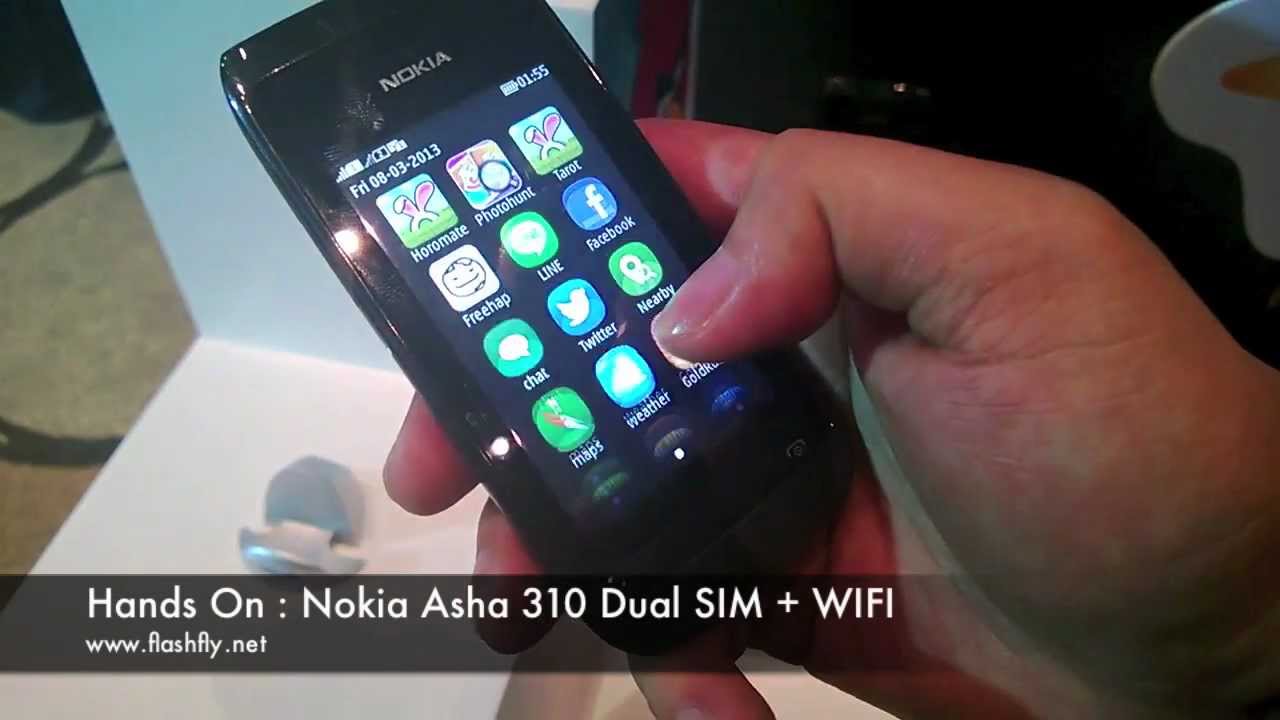 Hands On : Nokia Asha 310 with LINE Application (Thailand)