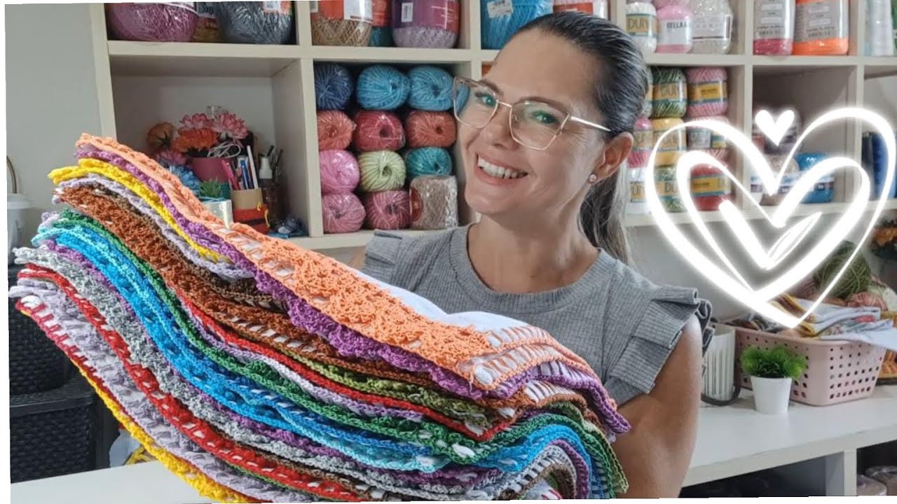 Primeira Produção de Panos de Prato de 2026 🙏🏻😊 #artesanato #crochet 