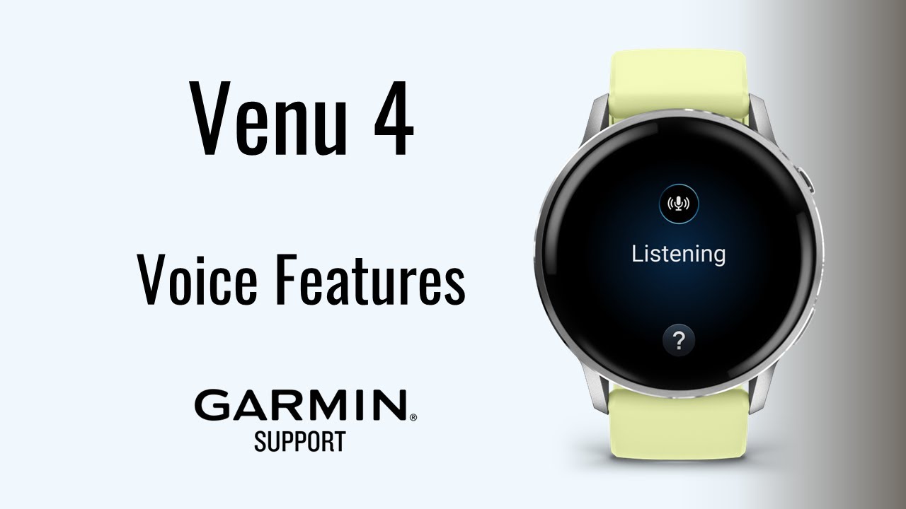 Venu&reg; 4 | Funkcje głosowe | Wsparcie Garmin