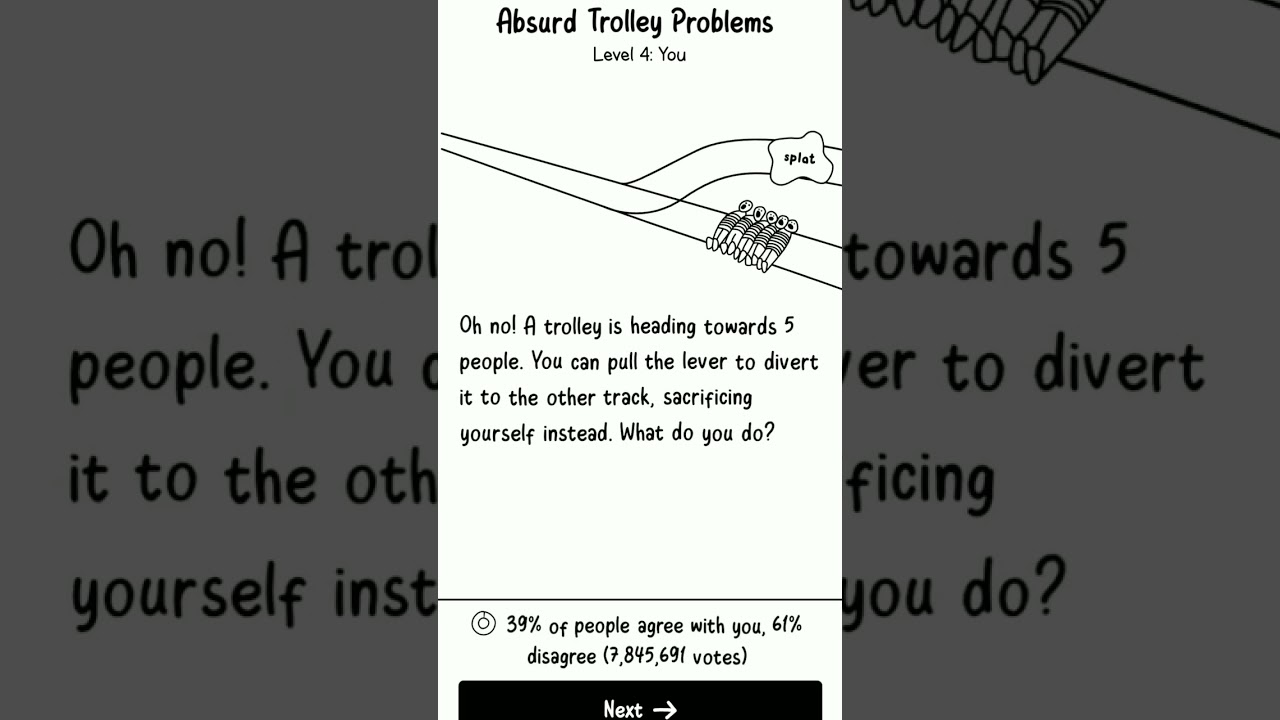 neal.fun absurd trolley problems