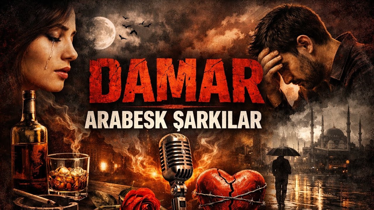 Gece 3’te Dinleyenlerin Anlayacağı Şarkılar… | Kalbi Paramparça Eden Damar Arabesk Mix