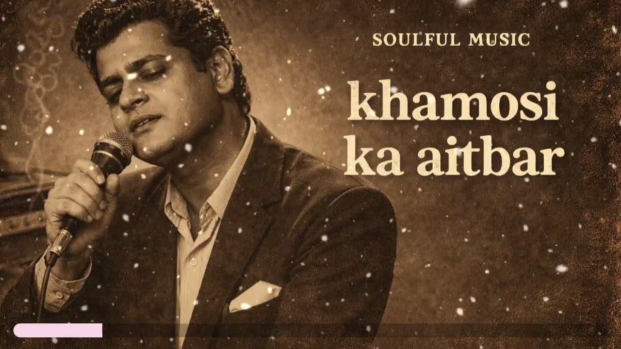 Khamoshi Ka Aitbaar | Emotional Ghazal | Deep Male Voice | Classical Ghazal 2026