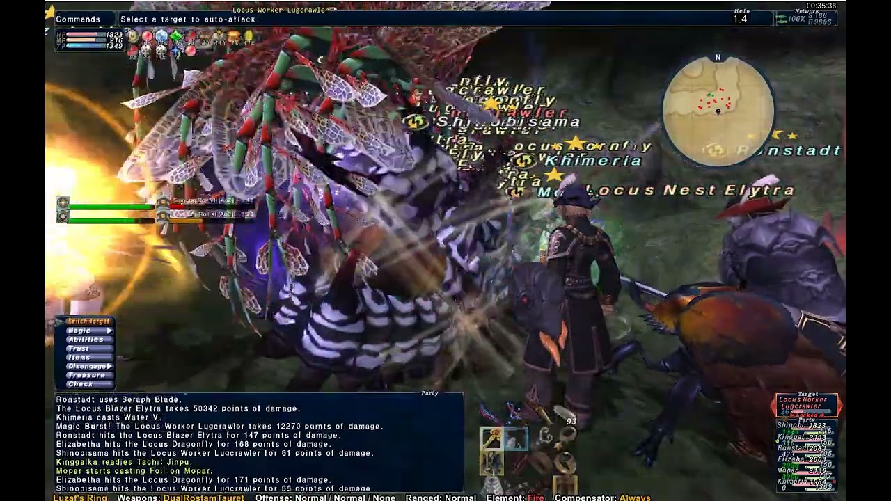 FFXI ML Pt Crawlers Nest Mass pull - Ainda dá pra fazer mass pull party em Crawlers Nest [S]