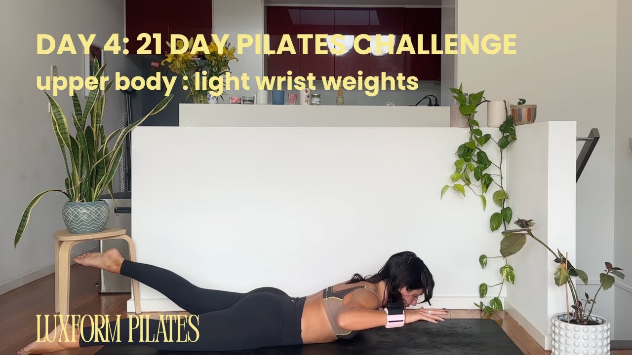 21-minute upper body mat pilates