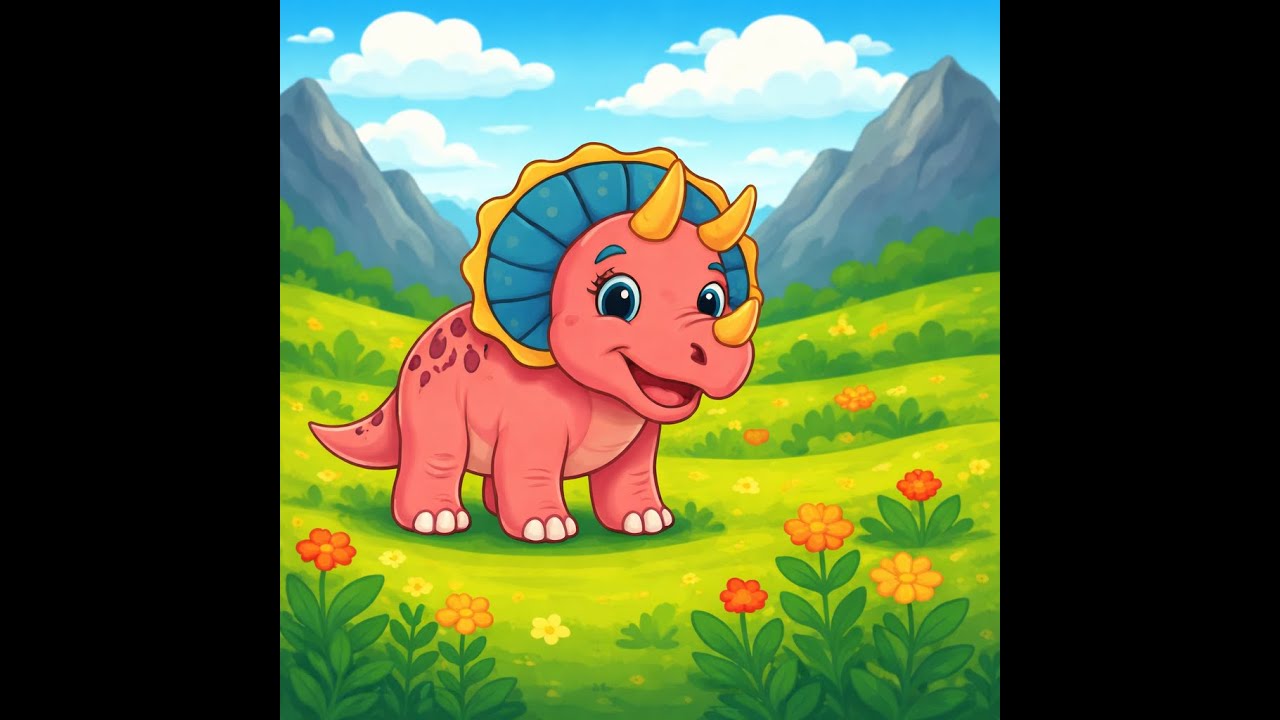 “TRICI the Kind Triceratops 🦖 | A Heartwarming Dinosaur Story for Kids”
