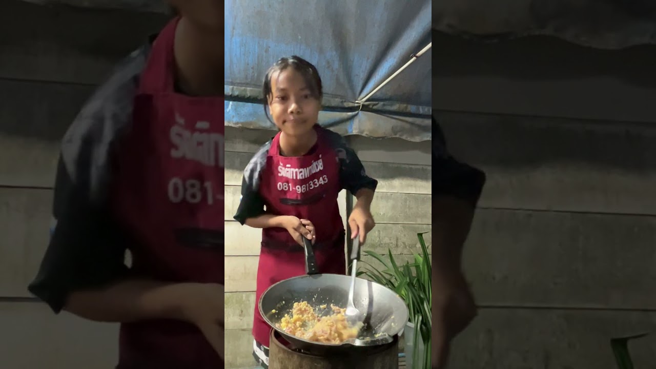 สอบทำอาหาร เมนูข้าวผัดรวมมิตร ด.ญ.กัญญารัฐ พันทะ