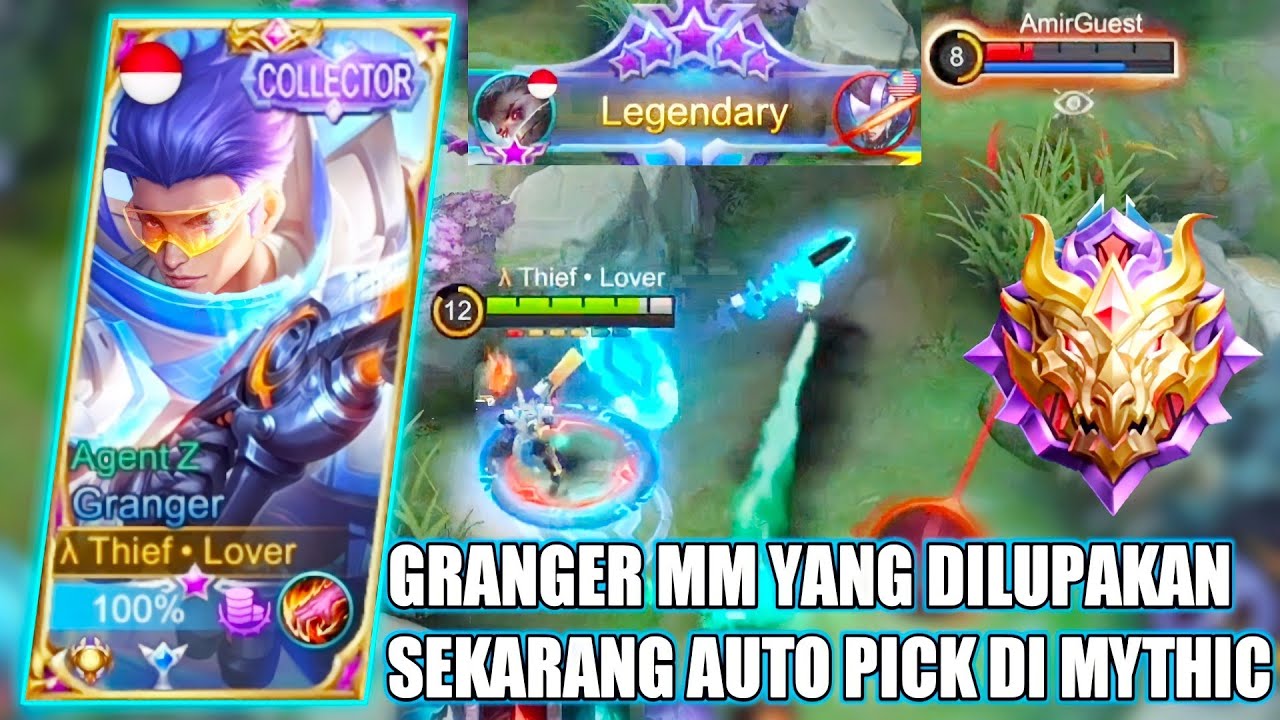 GRANGER MM TERSAKIT DI META SEKARANG, CUMA PAKAI SKILL 1 MUSUH LANGSUNG MATI, 100% AUTO WIN!