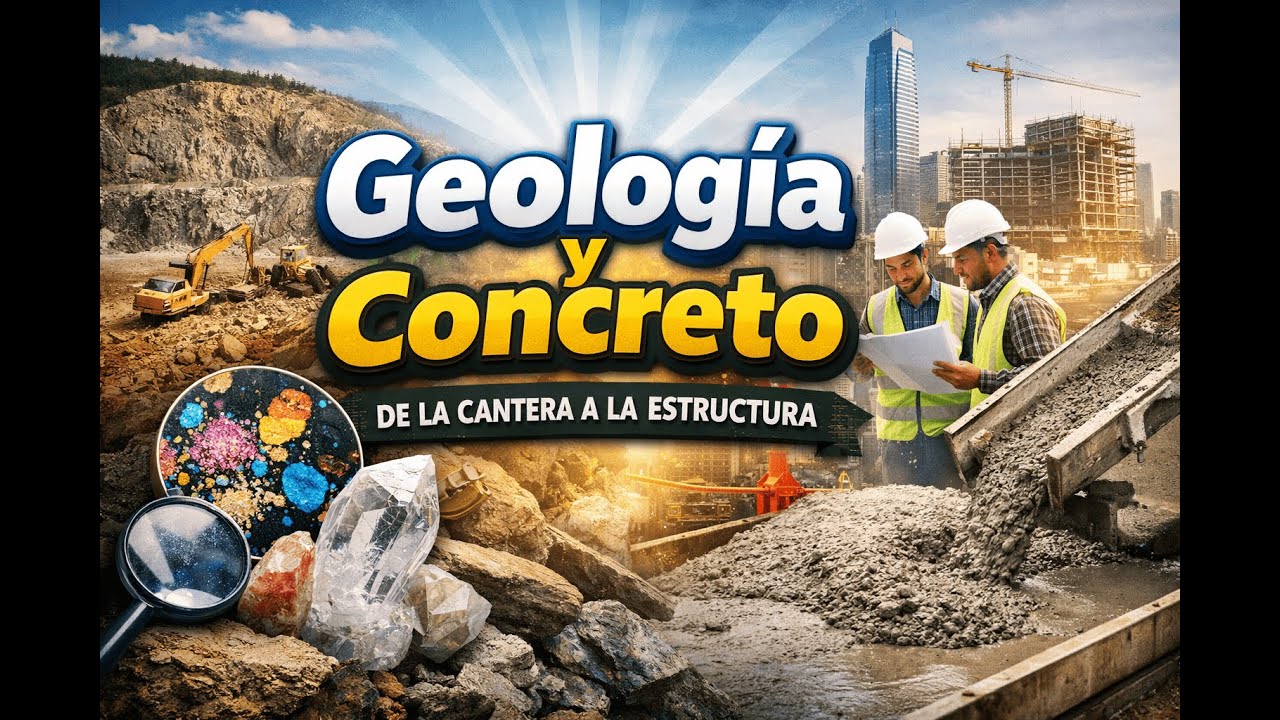Canteras, litología y concreto: lo que sostiene nuestras obras
