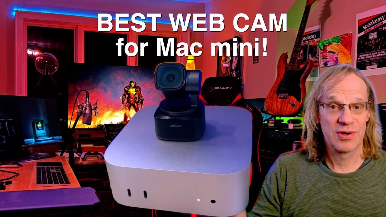 Mac mini Needs a Webcam? OBSBOT Tiny 2 has Got You Covered!
