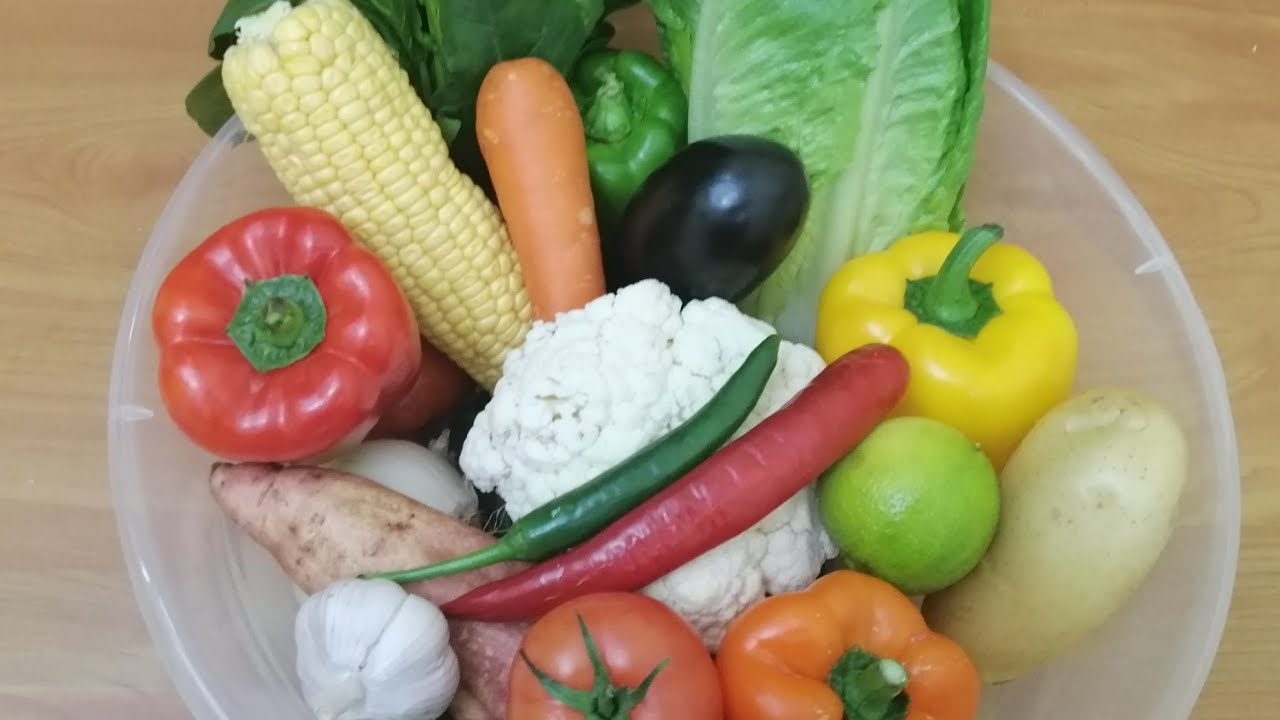 Vegetable Names with real vegetables | Different Types Of Vegetables |اسماء الخضروات بالعربي للأطفال