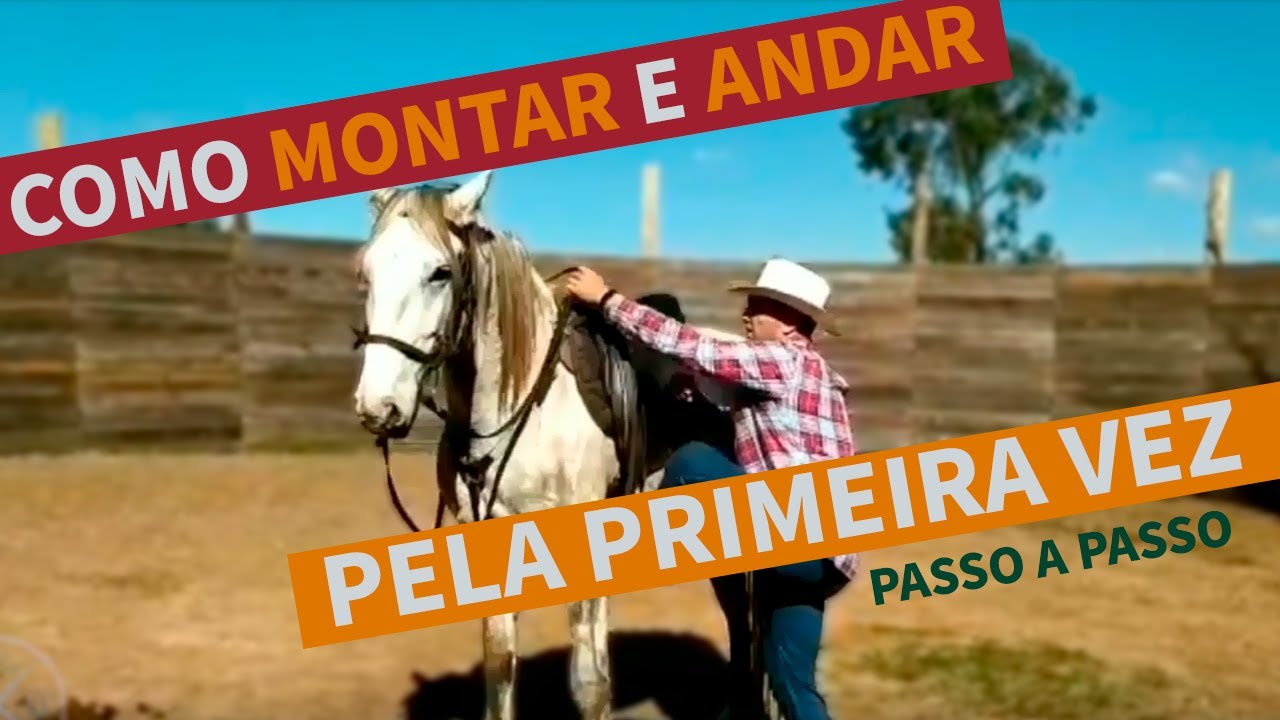 Como Montar e Andar à Cavalo pela primeira vez!!!PASSO A PASSO... Dicas SUPER IMPORTANTES...