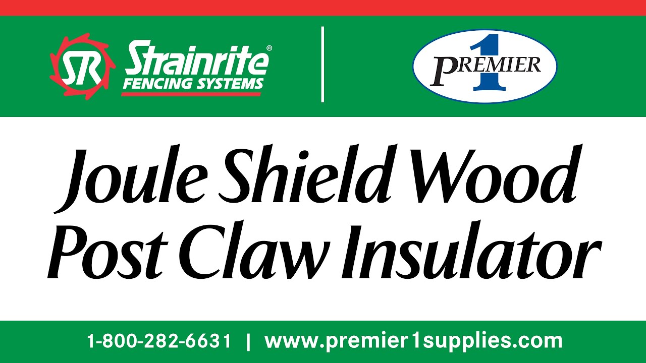 Joule Shield Wood Post Claw Insulator