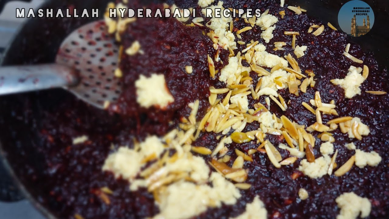 Chukhandar ka Meetha [ Beet Root Sweet ] | Chukhandar ka Halwa #youtube #hyderabadikhana #sweet