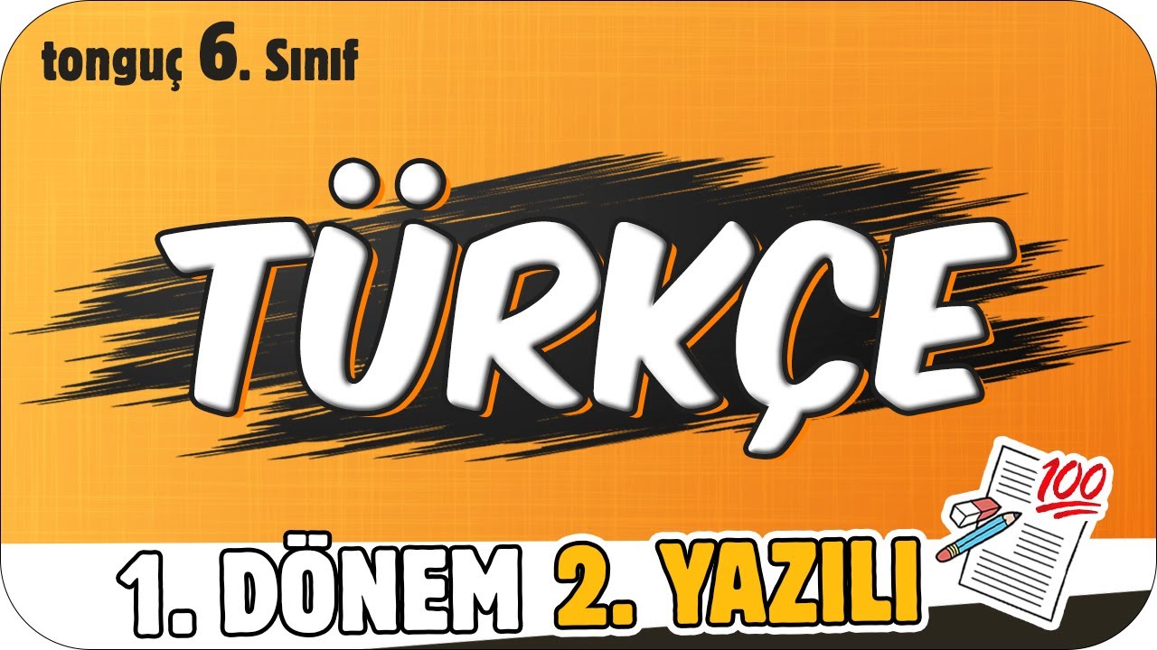 6.Sınıf Türkçe 1.Dönem 2.Yazılıya Hazırlık 📑 #2025