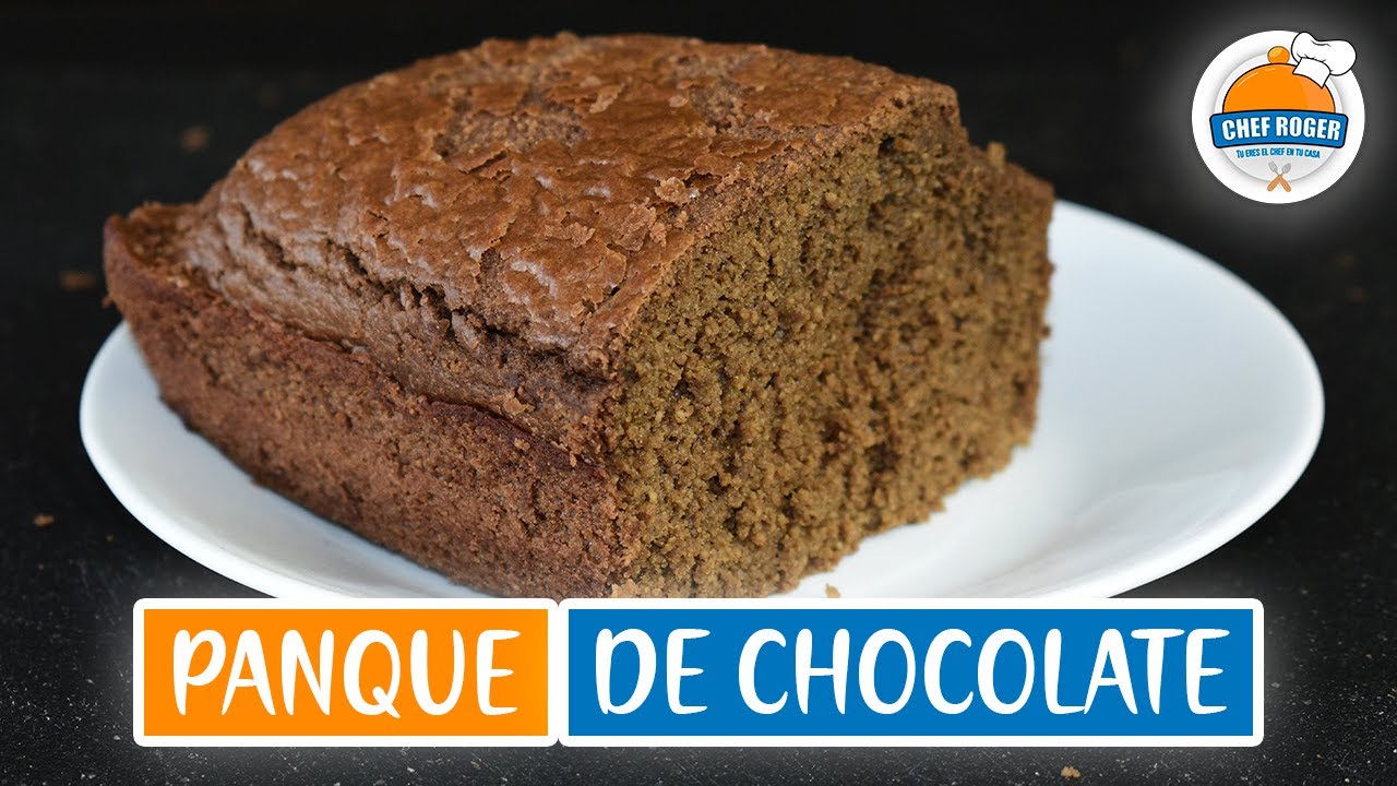 Panque de chocolate saludable, sin harina, con o sin horno, fácil de hacer