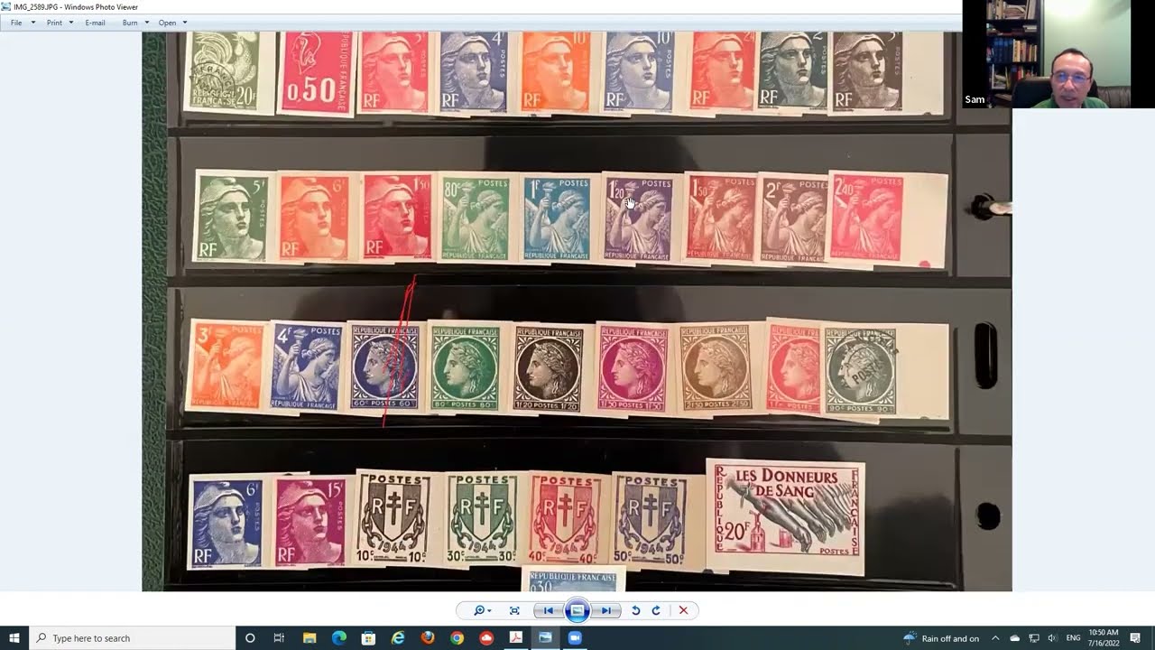 Exploring an Extensive French Stamp Collection