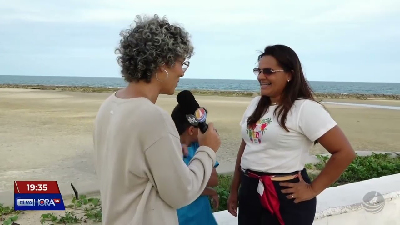 Garoto de 8 anos pede aniversário na praia do Forte em Natal e festa viraliza nas redes sociais