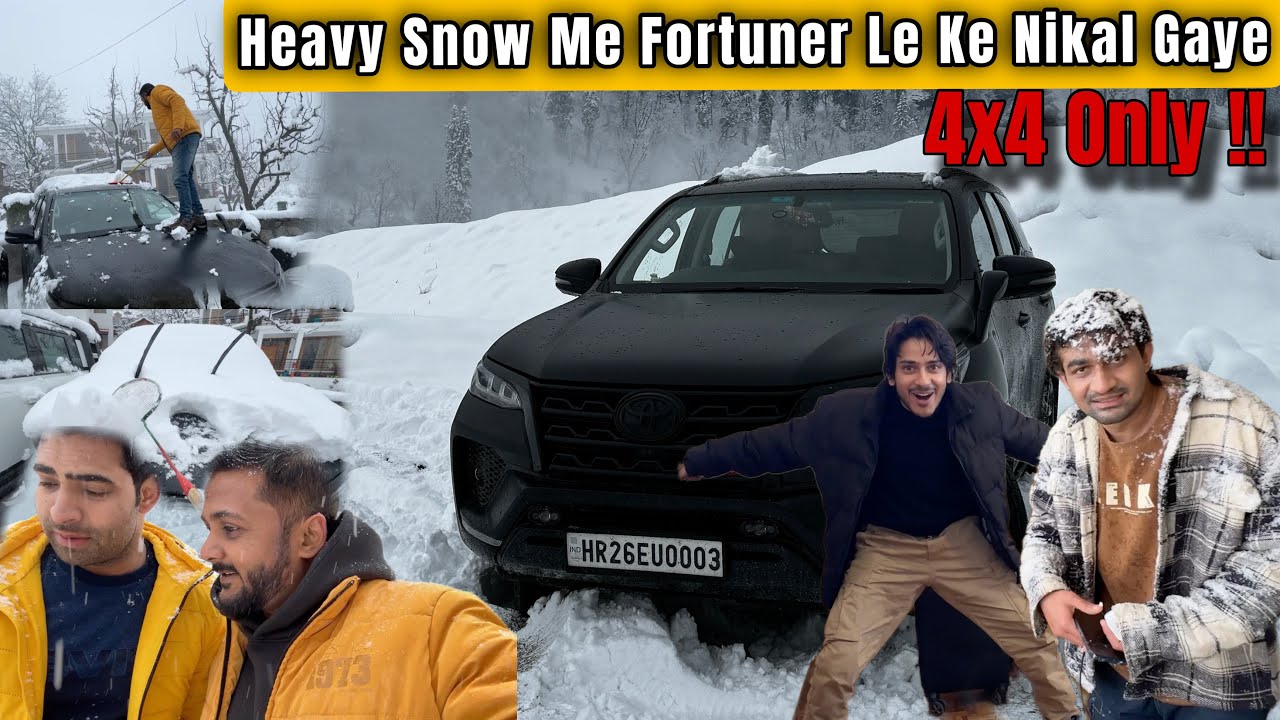 Fortuner Ko Galat Phasa Dia Snow Me | Strictly 4x4 | ExploreTheUnseen2.0