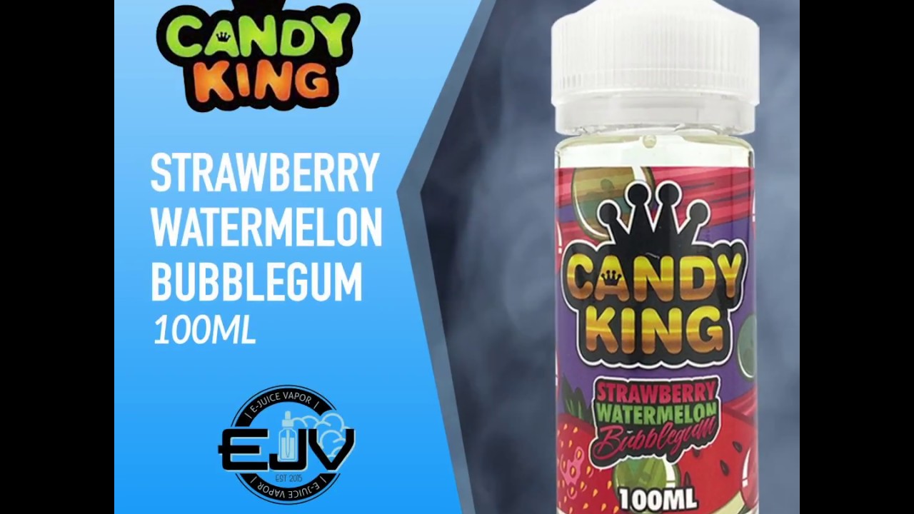 Strawberry Watermelon Bubblegum by Candy King 100ml