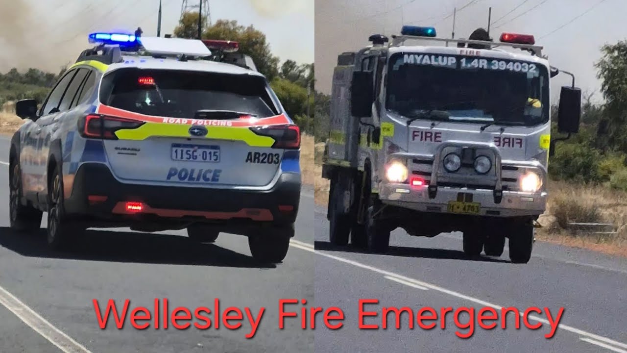 MAJOR Bushfire Emergency in Wellesley WA