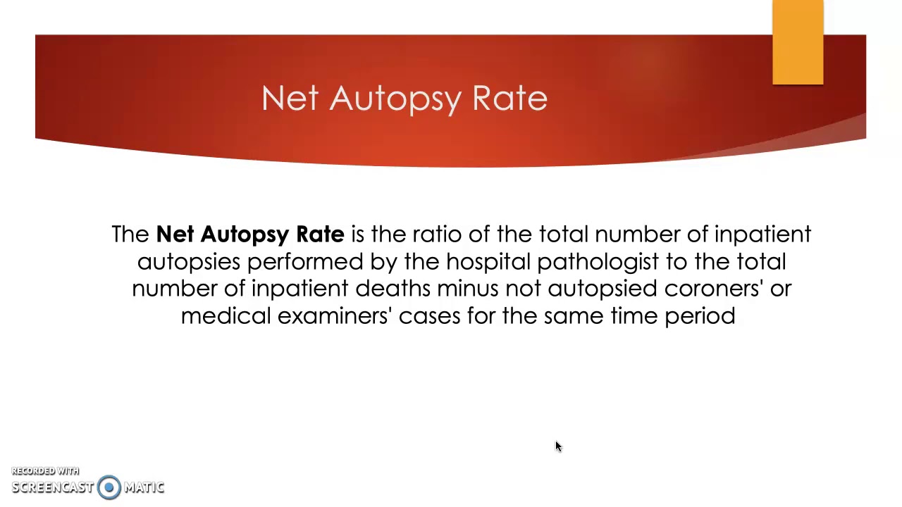 HIT 23O- Calculation Autopsy Rates