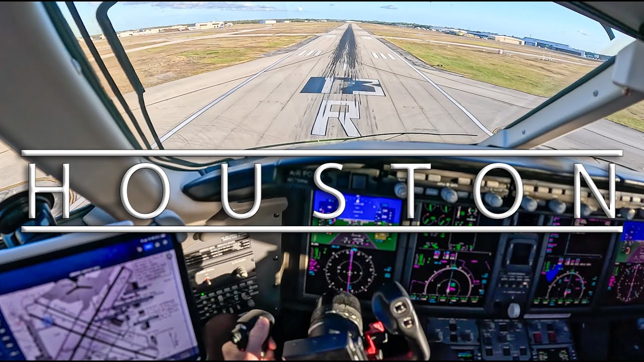 Посадка в Хьюстон Хобби | Challenger 350