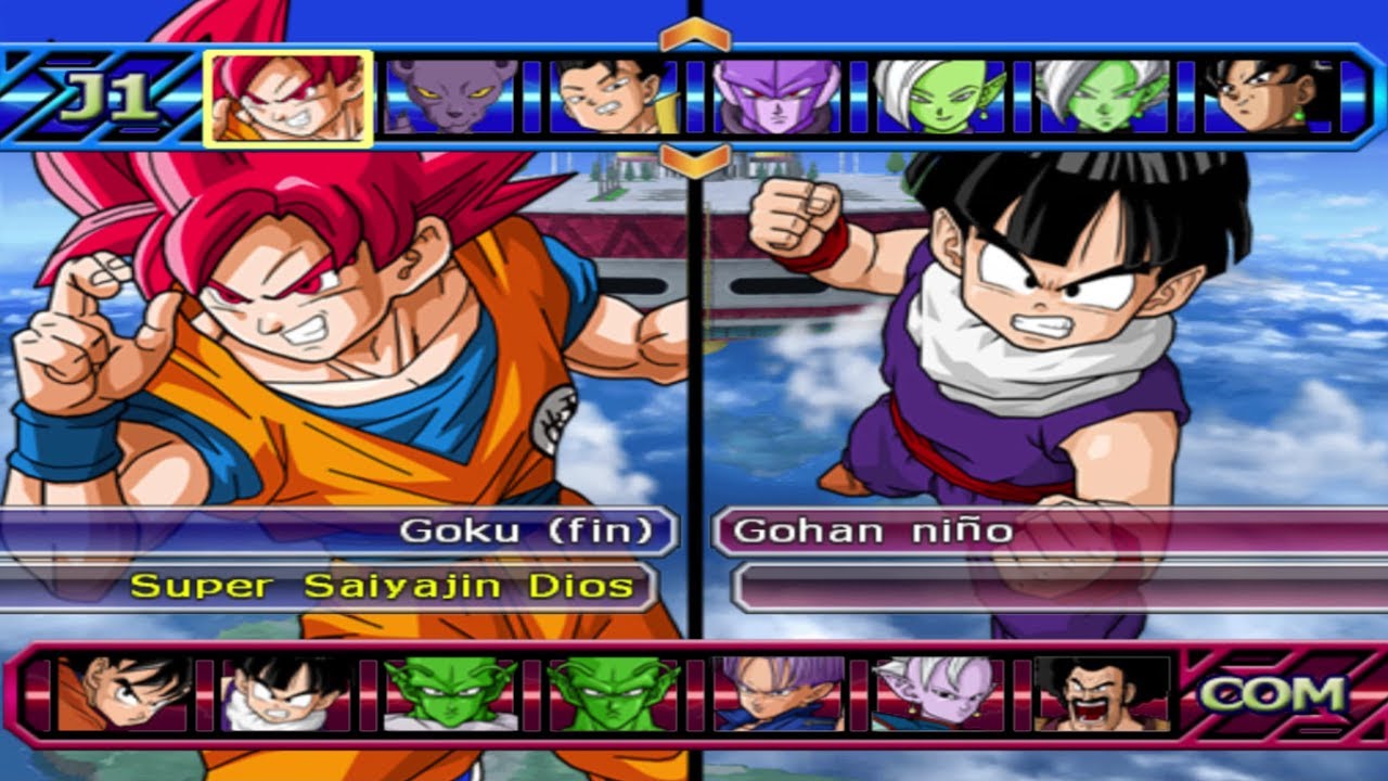 DRAGON BALL Z BUDOKAI TENKAICHI 4 TODOS LOS PERSONAJES ALL CHARACTERS