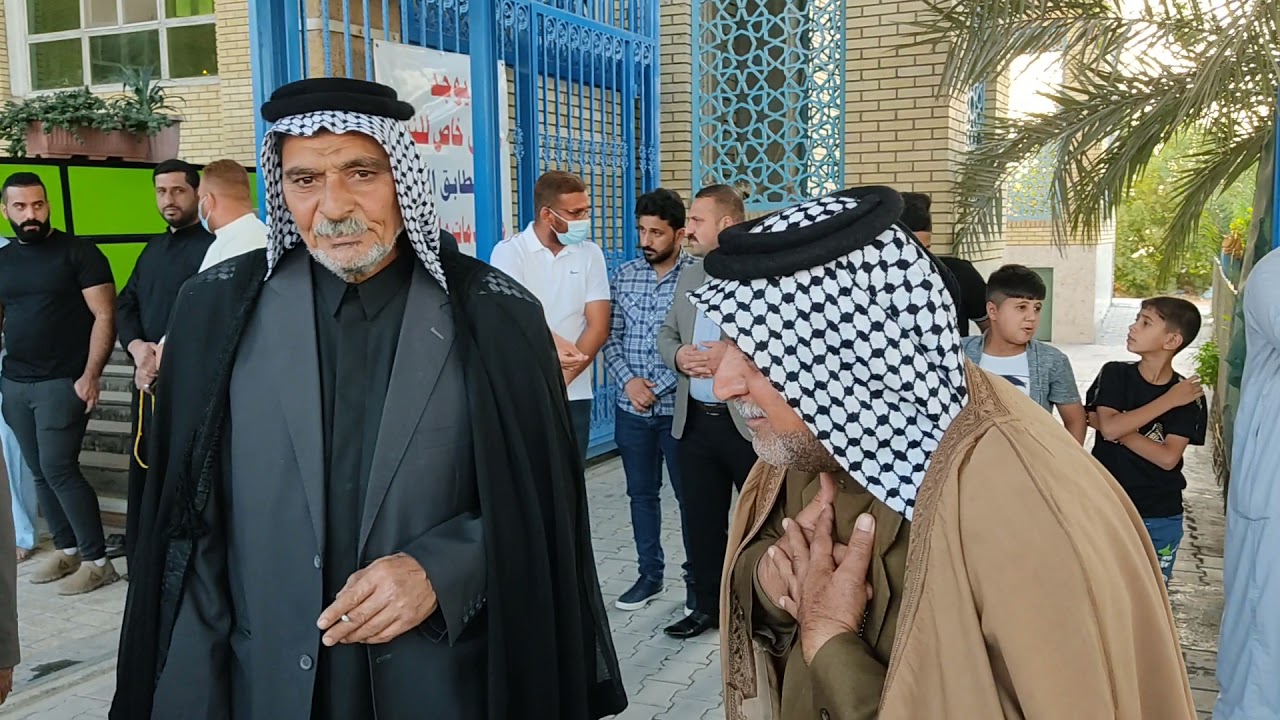 جامع الجبوري النجف ختام مجلس الفاتحه على روح الشيخ عباس هذال الحارس اخو الشيخ سمير الحارس 2021