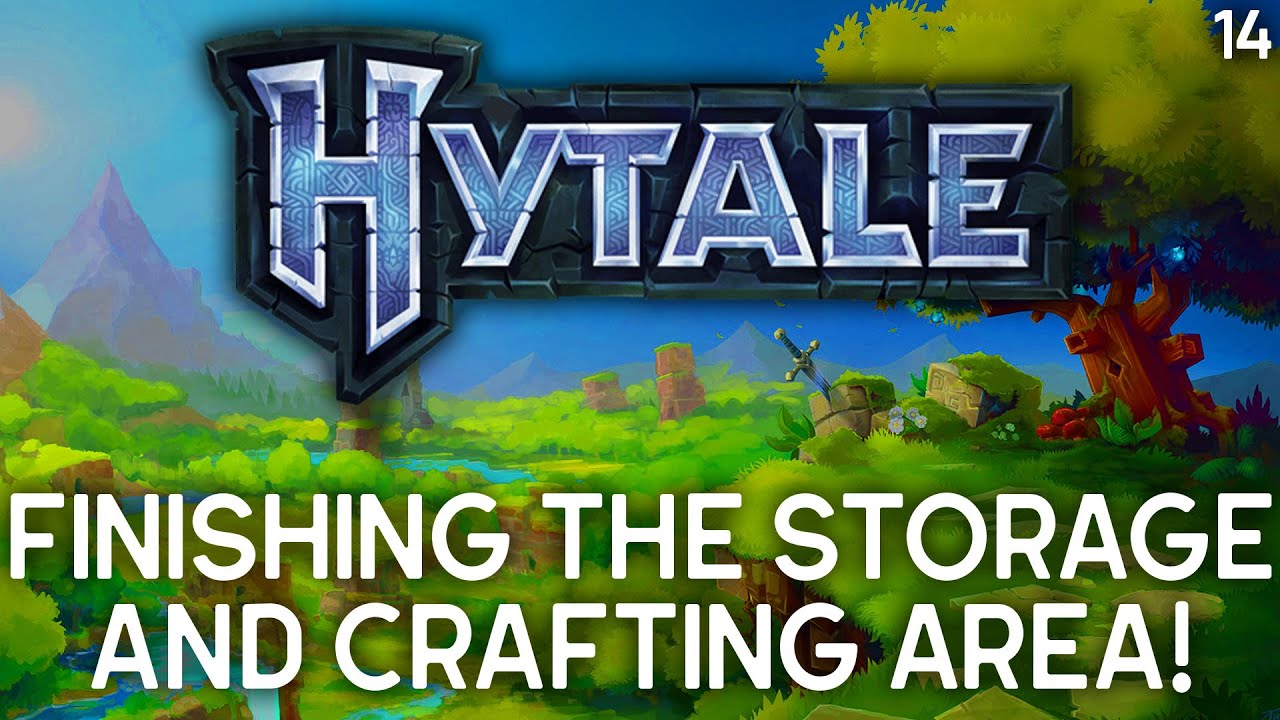 Finishing The Storage and Crafting Area! - Hytale - Stream 14