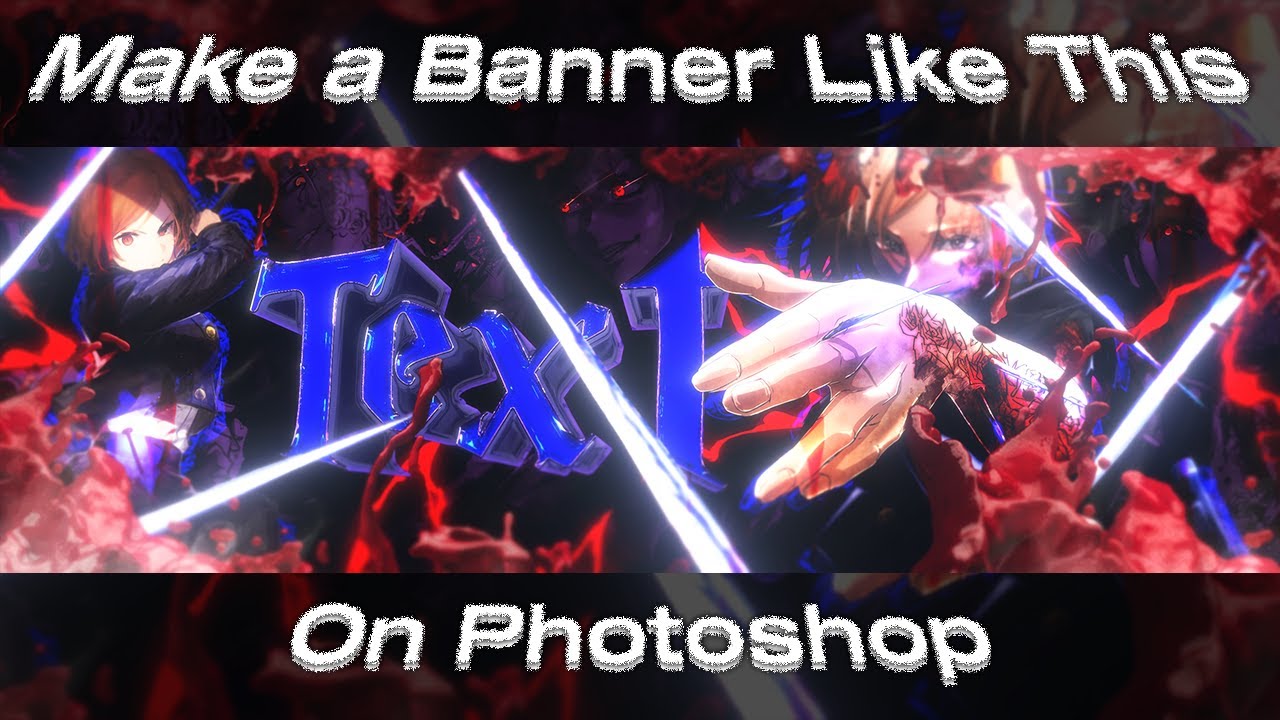 How To Make An Anime Banner - Photoshop Tutorial