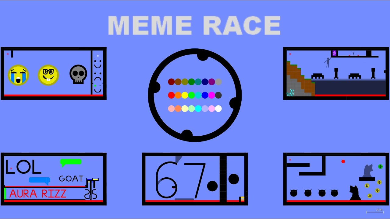 24 Marble Race - EP. 4: Meme Race