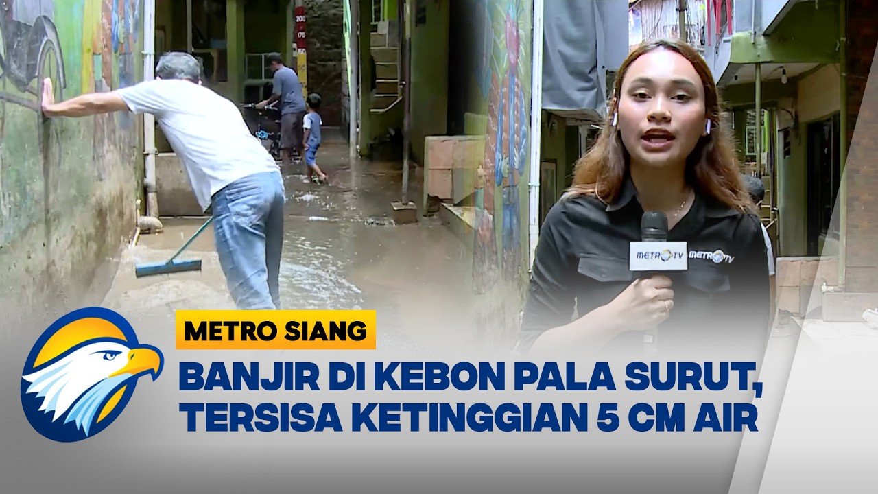 Didera Hujan Deras, kawasan Kebon Pala Jakarta Banjir  - [Metro Siang]