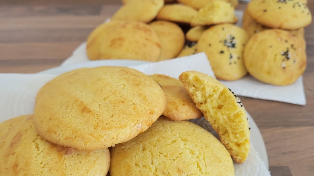 Maiskekse Lecker und schnelles,corn koockes,کلچه جواری مخصوص عید .