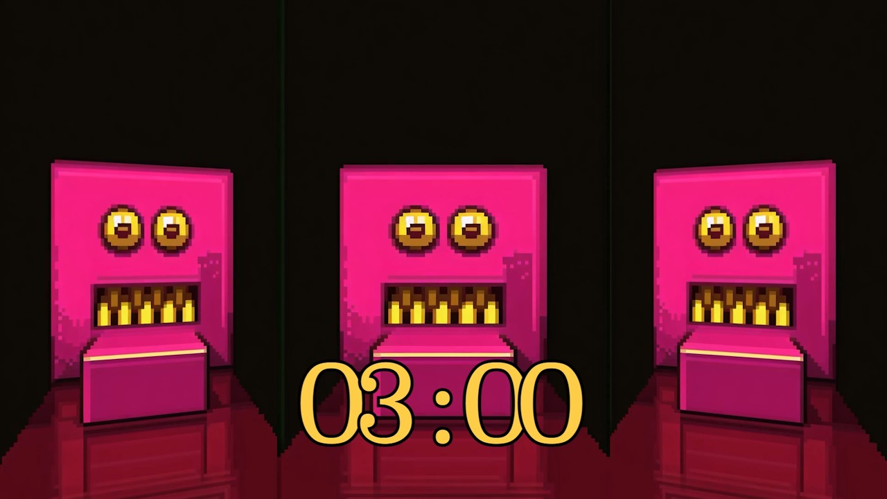 3 Minute Pixel Monster Timer with Alarm