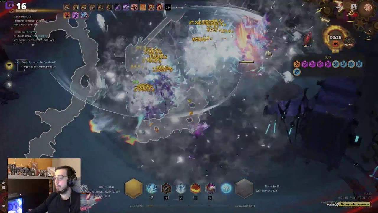 TLI FR: Erika3 Spectral slash D-Space clock farming, venez discuter et chill, ouvert aux débutants!