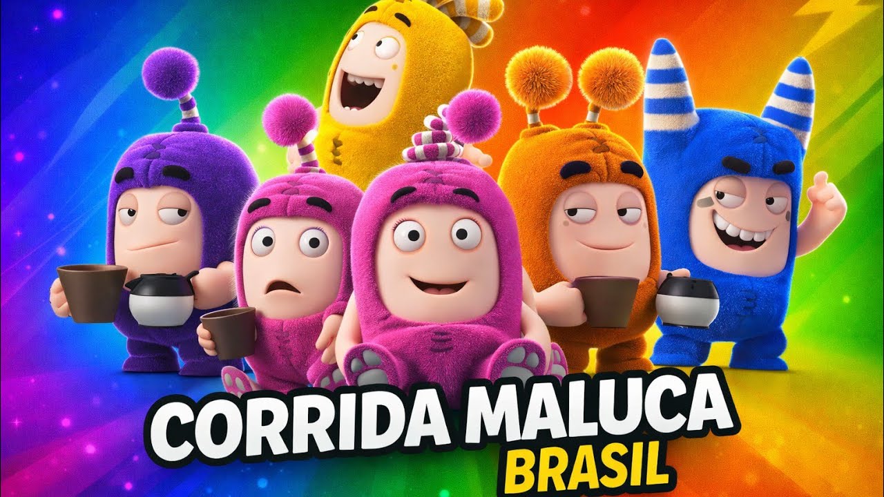 Corrida dos Oddbods! Misterioso Campeão Turbo Surpreende 😱🚀