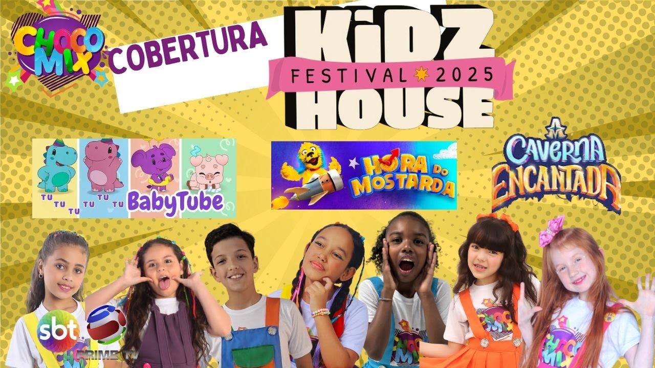 🎉 Chocomix na Cobertura do Kidz House Festival 2025! 🎤✨