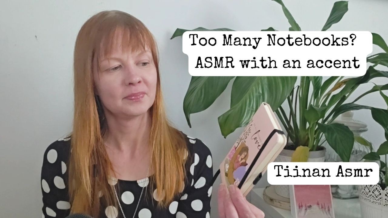 ASMR: Моя одержимость блокнотами 📚 - Тихий голос с акцентом