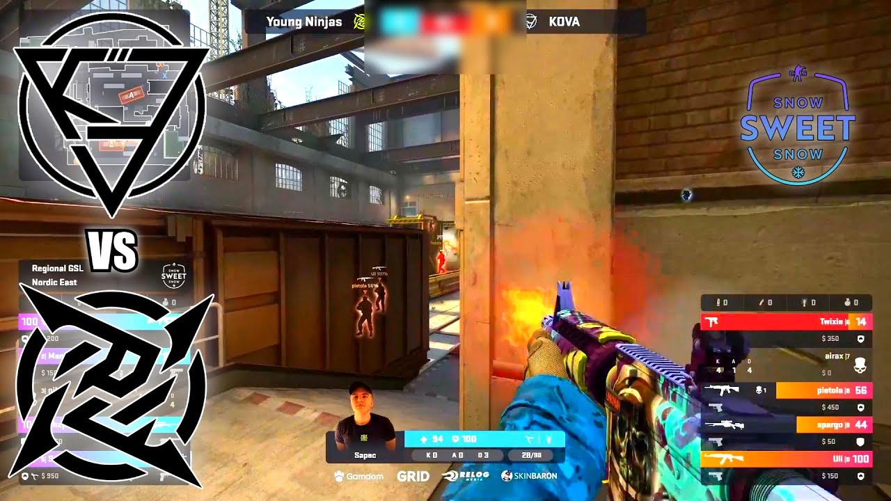 KOVA vs Young Ninjas - Snow Sweet Snow 3 | CSGO HIGHLIGHTS
